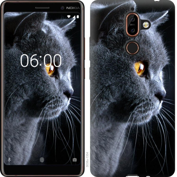 

Чехол на Nokia 7 Plus Красивый кот (04798)