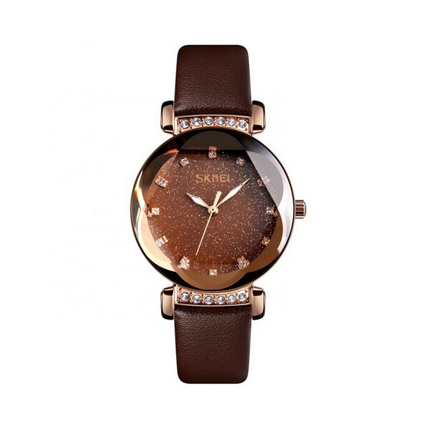 

Skmei 9188 Brown-Cuprum Diamonds