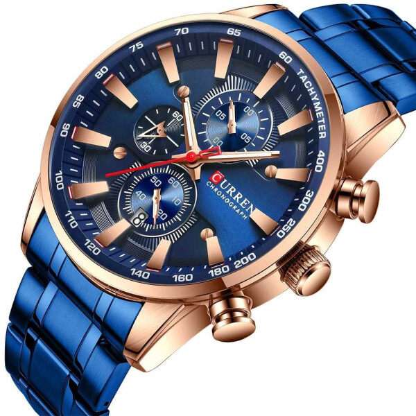 

Наручные часы Curren 8351 Blue-Cuprum