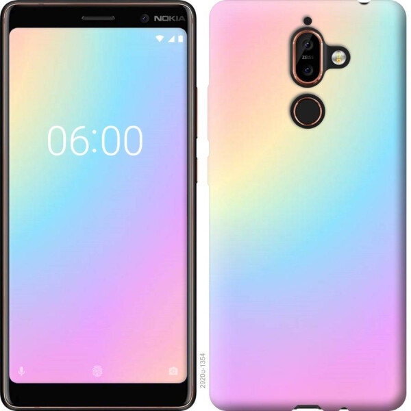 

Чехол на Nokia 7 Plus Радуга 2 (04798)