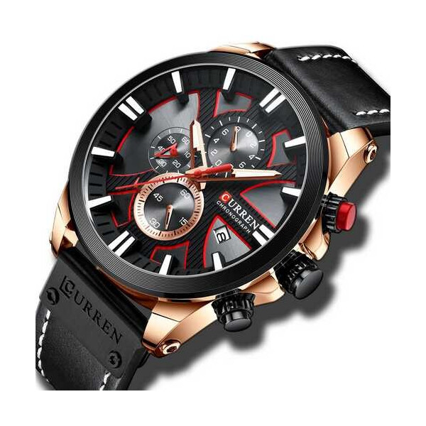

Наручные часы Curren 8346 Black-Cuprum
