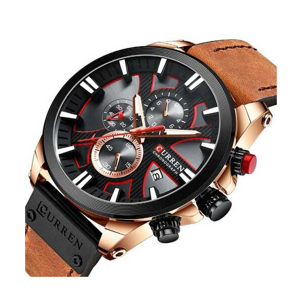 

Наручные часы Curren 8346 Brown-Cuprum-Black