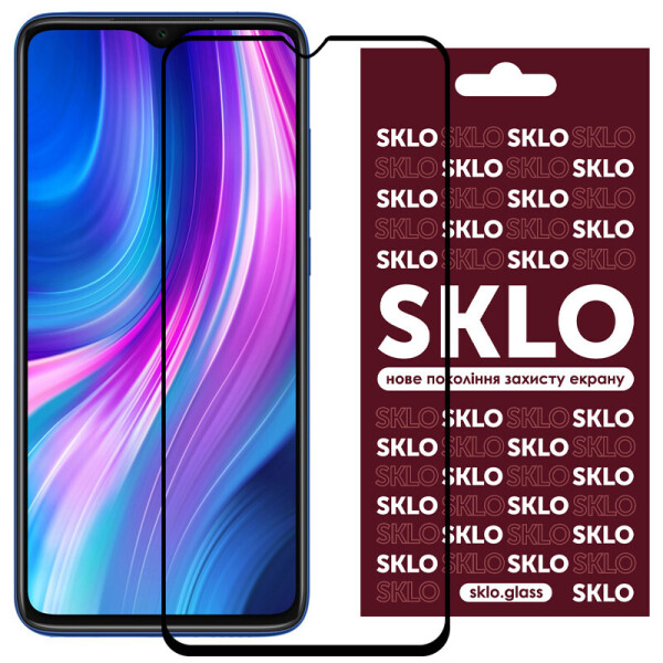 

Защитное стекло SKLO 3D (full glue) для Xiaomi Redmi Note 8 Pro