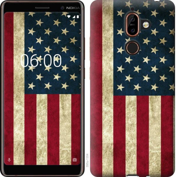 

Чехол на Nokia 7 Plus Флаг США (04798)