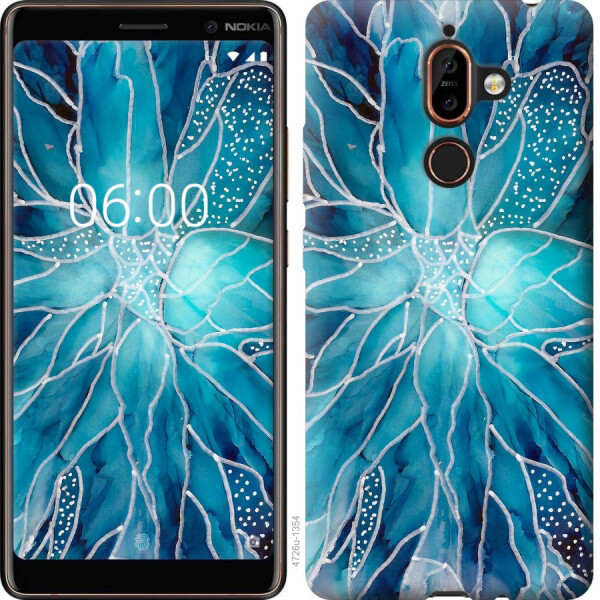 

Чехол на Nokia 7 Plus чернило (04798)