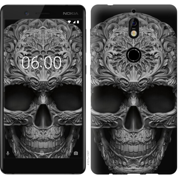 

Чехол на Nokia 7 skull-ornament (04798)