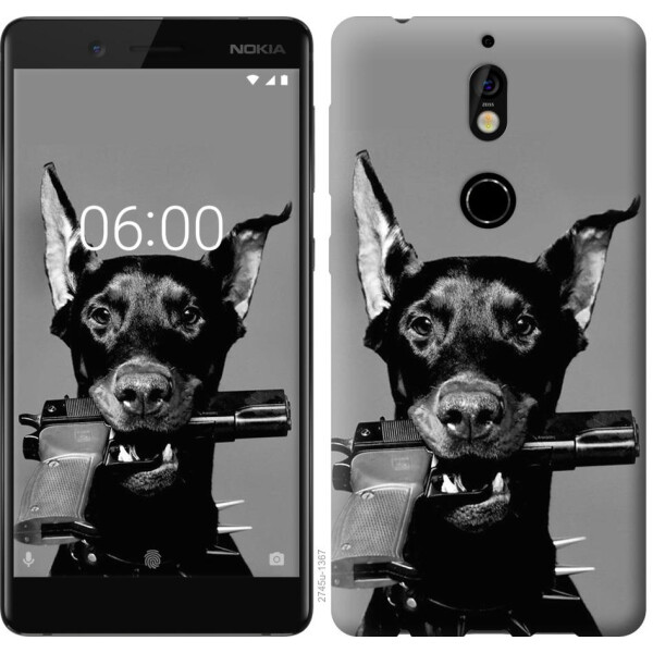 

Чехол на Nokia 7 Доберман (04798)