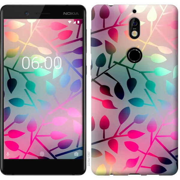 

Чехол на Nokia 7 Листья (04798)