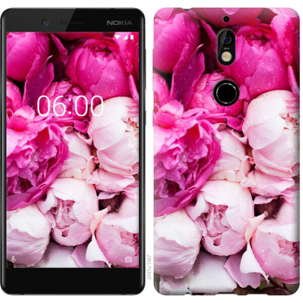 

Чехол на Nokia 7 Розовые пионы (04798)