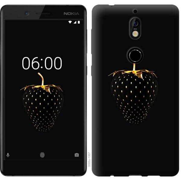 

Чехол на Nokia 7 Черная клубника (04798)