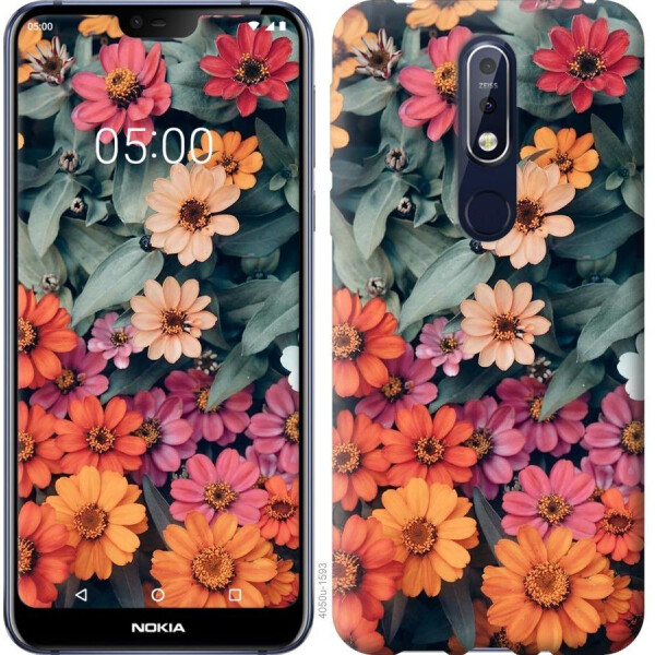 

Чехол на Nokia 7.1 Beauty flowers (04798)
