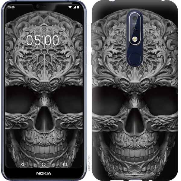 

Чехол на Nokia 7.1 skull-ornament (04798)