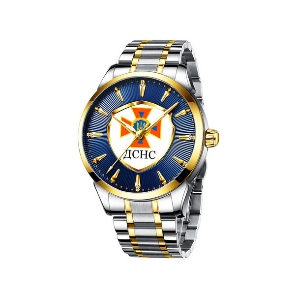 

Chronte с логотипом ДСНС Silver-Gold-Blue-White