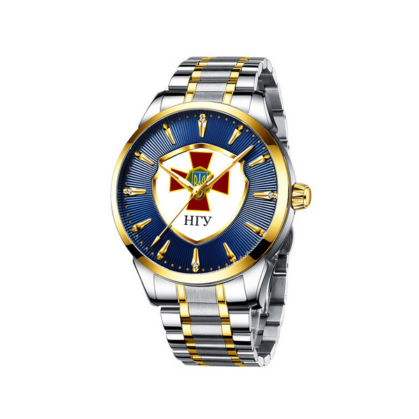 

Chronte с логотипом НГУ Silver-Gold-Blue-White