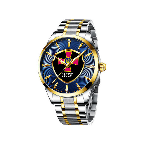 

Chronte с логотипом ЗСУ Silver-Gold-Blue-Black