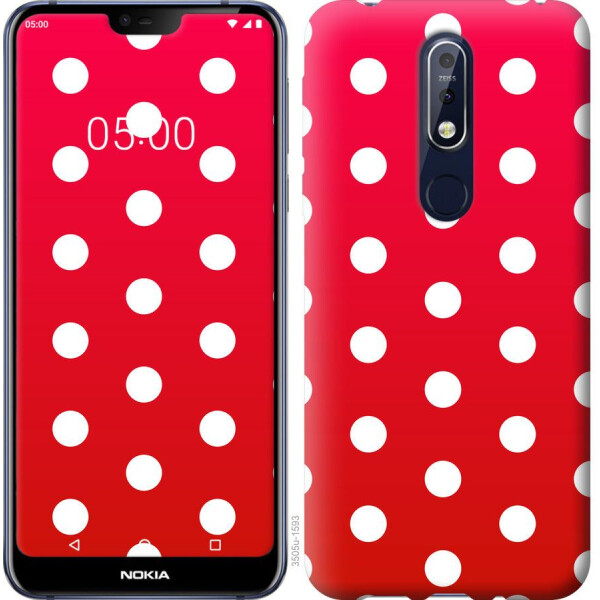 

Чехол на Nokia 7.1 Градиент, Горошек (04798)