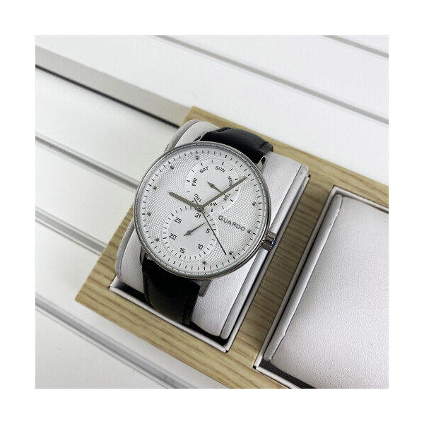 

Наручные часы Guardo 012522-2 Black-Silver-White