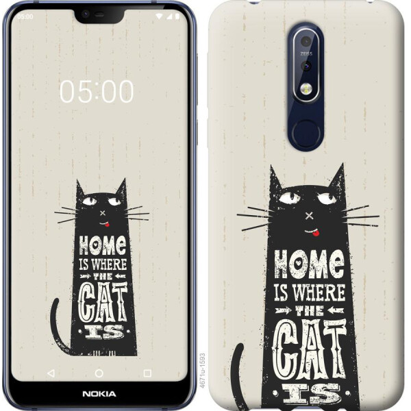 

Чехол на Nokia 7.1 Кот (04798)