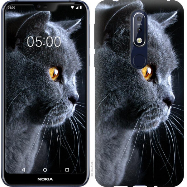 

Чехол на Nokia 7.1 Красивый кот (04798)
