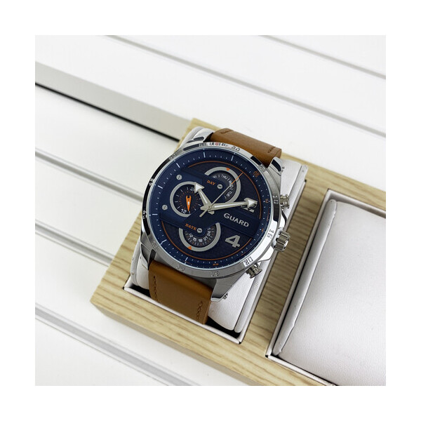 

Наручные часы Guardo B01318-3 Brown-Silver-Blue