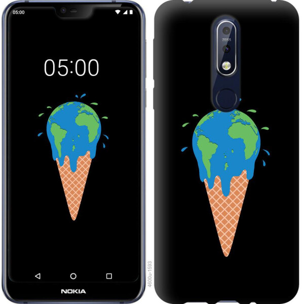 

Чехол на Nokia 7.1 мороженое1 (04798)