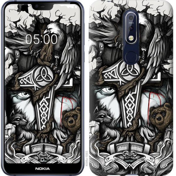 

Чехол на Nokia 7.1 Тату Викинг (04798)
