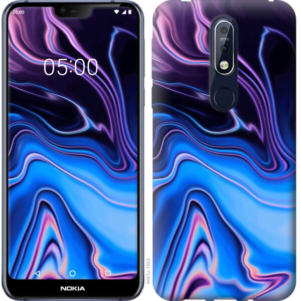 

Чехол на Nokia 7.1 Узор воды (04798)