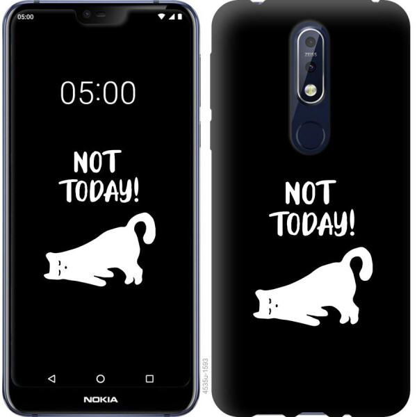 

Чехол на Nokia 7.1 Уставший кот (04798)