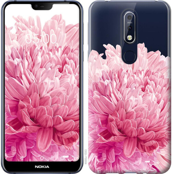 

Чехол на Nokia 7.1 Хризантема (04798)