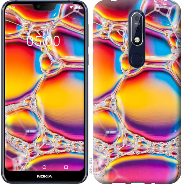 

Чехол на Nokia 7.1 Цветные пузыри (04798)