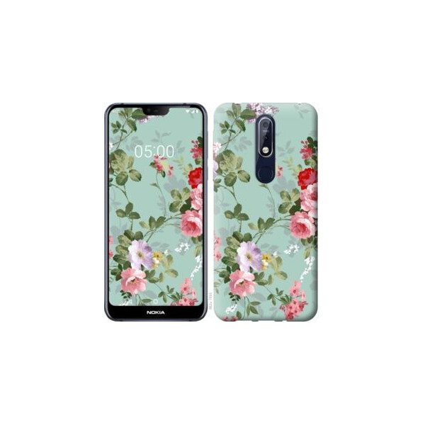 

Чехол на Nokia 7.1 Цветочные обои 2 (04798)
