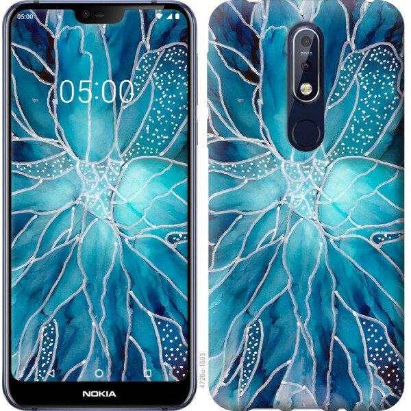 

Чехол на Nokia 7.1 чернило (04798)