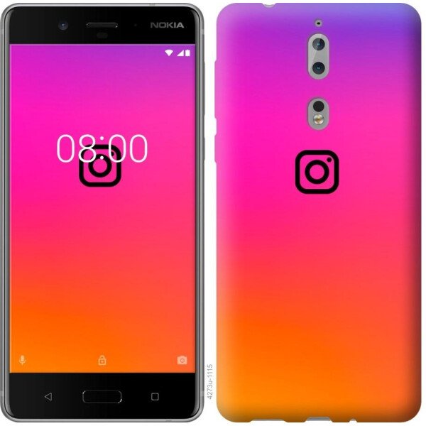 

Чехол на Nokia 8 Instagram (04798)