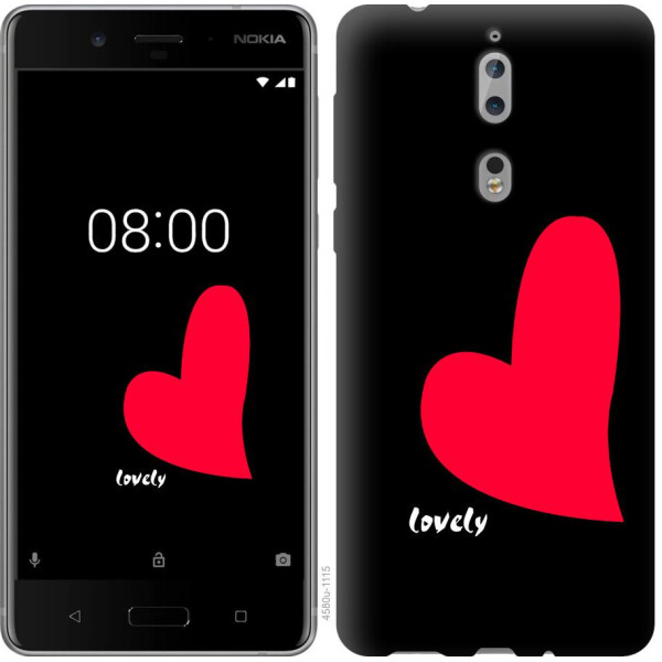 

Чехол на Nokia 8 Lovely (04798)