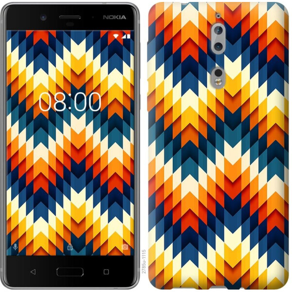 

Чехол на Nokia 8 Yellow leaf (04798)