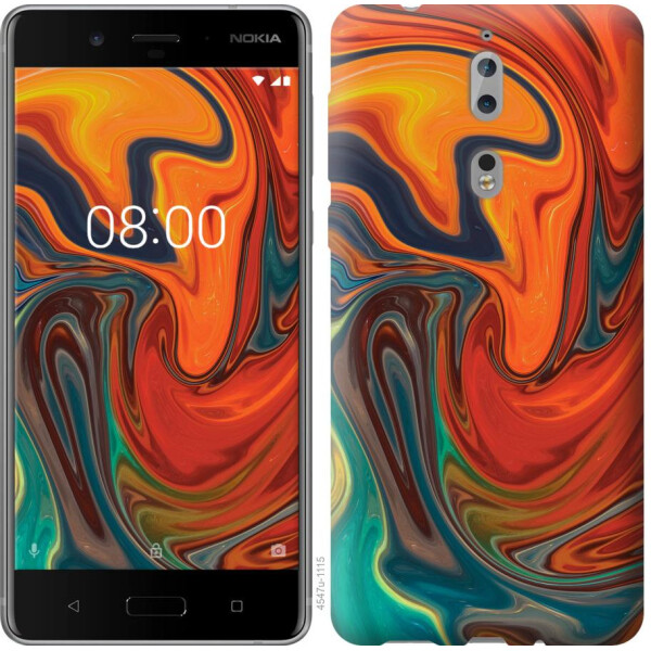 

Чехол на Nokia 8 Абстрактный фон (04798)