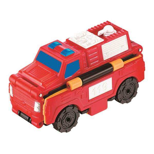 

Машинка трансформер TransRacers Экскаватор и Пожарная машина оранжевый (YW463875-14)