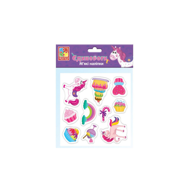 

Мягкие наклейки Vladi Toys Единорожки (VT4210-04)