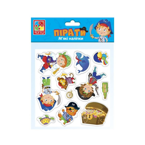 

Мягкие наклейки Vladi Toys Пираты (VT4210-02)