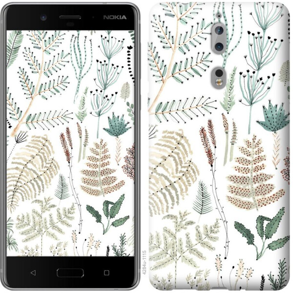 

Чехол на Nokia 8 Ветки (04798)