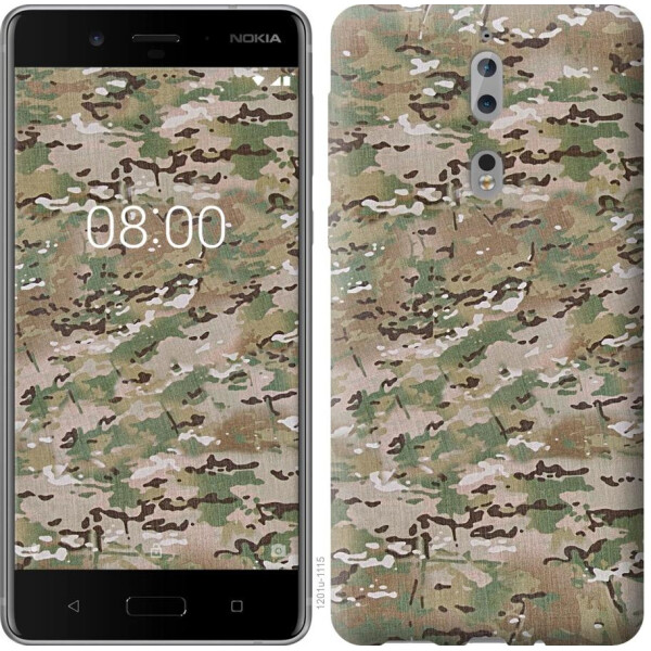 

Чехол на Nokia 8 Камуфляж v5 (04798)