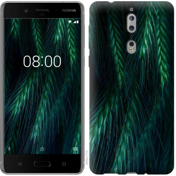 

Чехол на Nokia 8 Колоски (04798)
