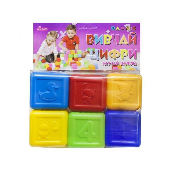 

Набор кубиков "Изучай цифры" (6 шт) 428