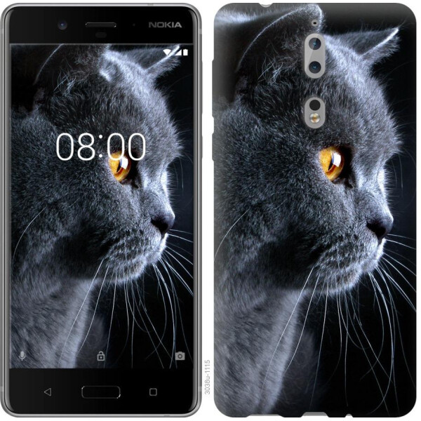 

Чехол на Nokia 8 Красивый кот (04798)