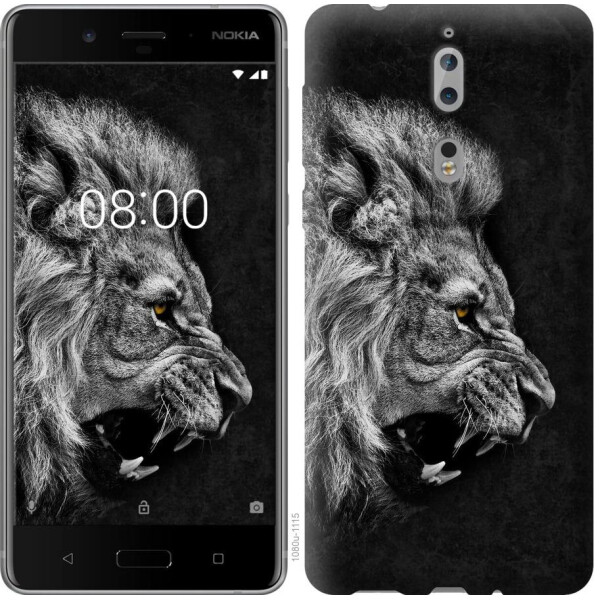 

Чехол на Nokia 8 Лев (04798)