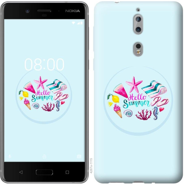 

Чехол на Nokia 8 Лето (04798)