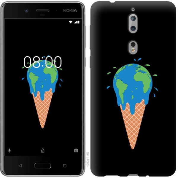 

Чехол на Nokia 8 мороженое1 (04798)