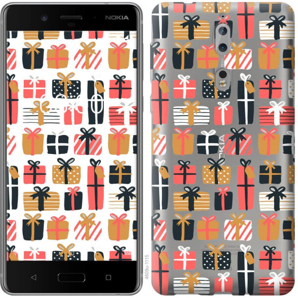 

Чехол на Nokia 8 Подарки (04798)