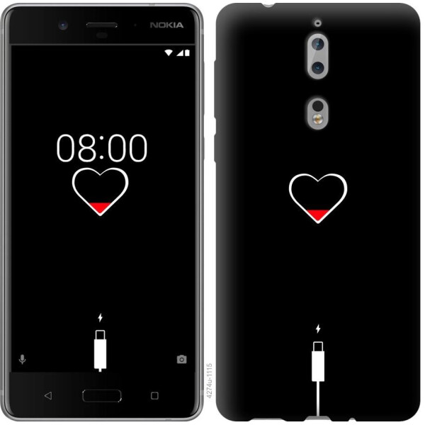 

Чехол на Nokia 8 Подзарядка (04798)