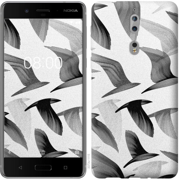 

Чехол на Nokia 8 Птицы 2 (04798)